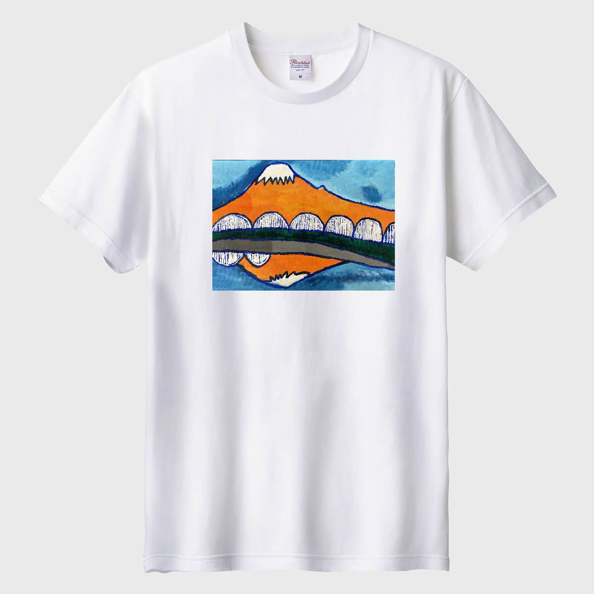 富士川に写る逆さ富士01