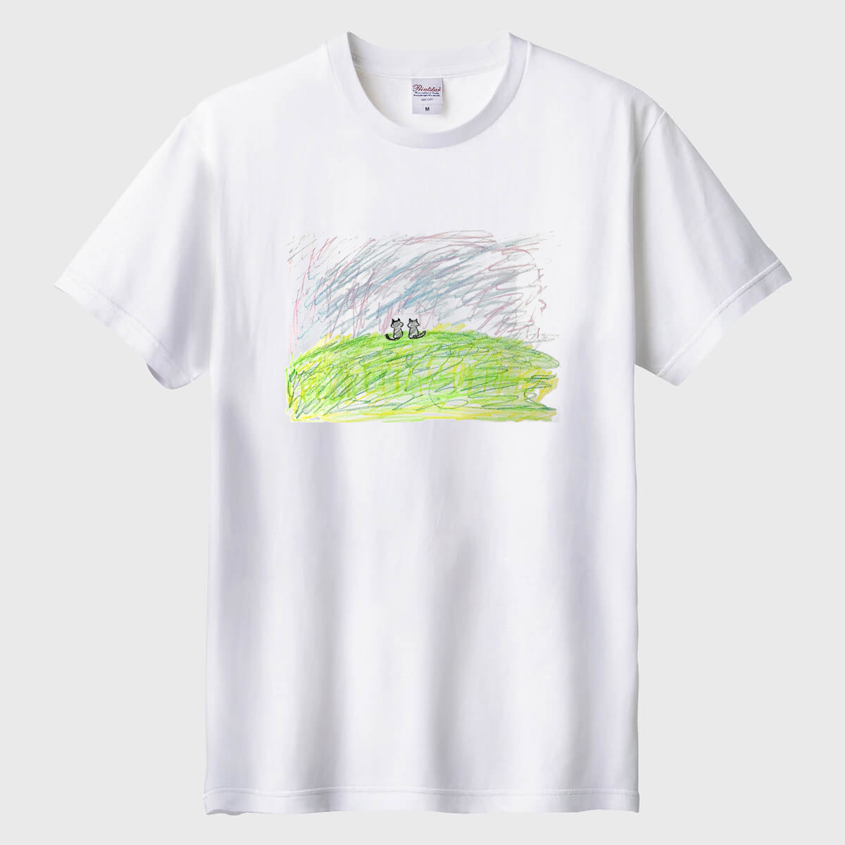 草原に飼い猫01