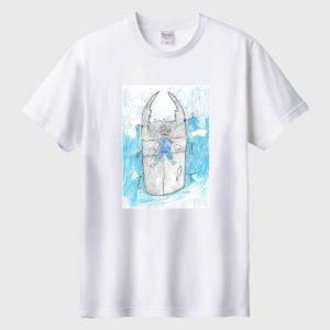 クワガタに乗って空を飛ぶ