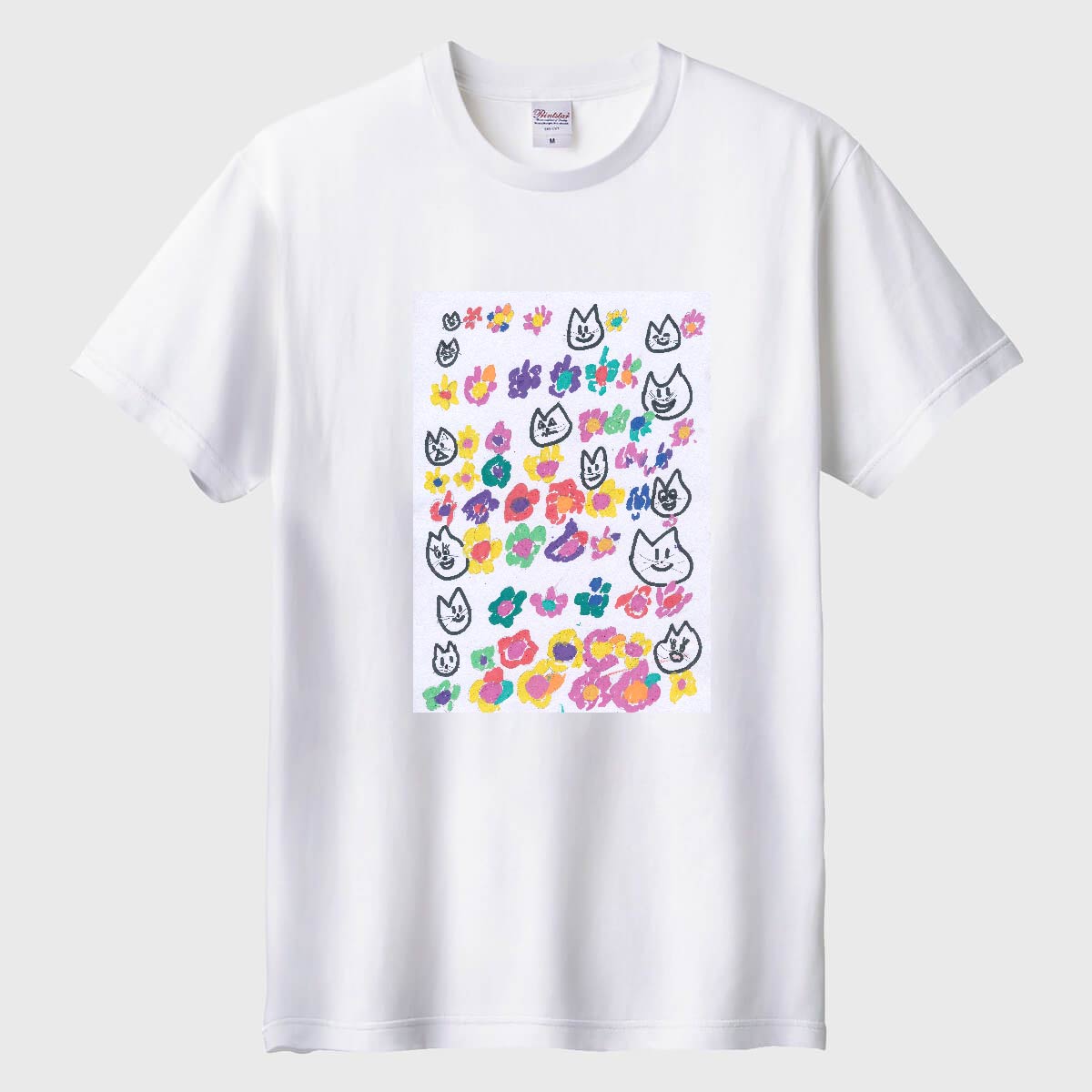 ネコと花との平和なくらし01