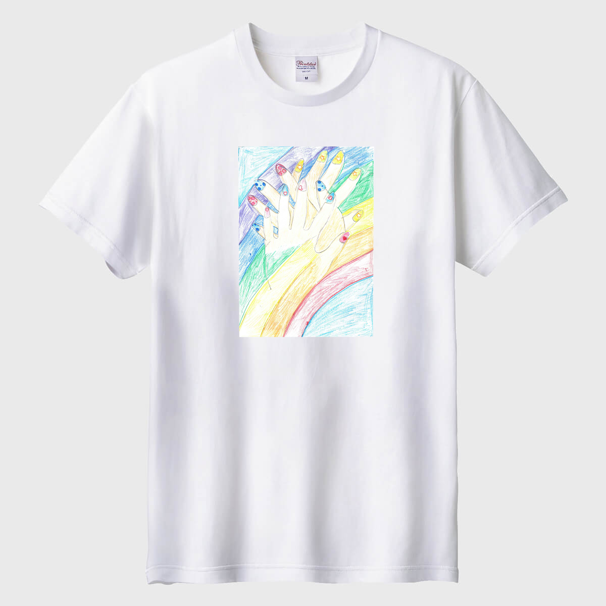 にじのえのネイル01