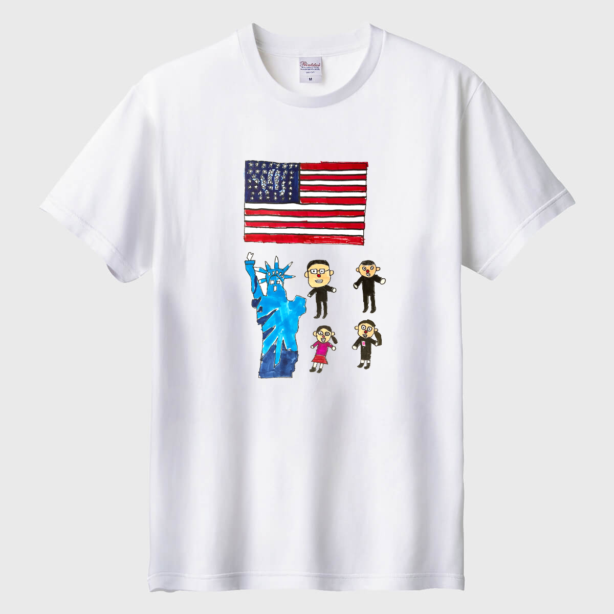 アメリカ 家族 自由の女神01