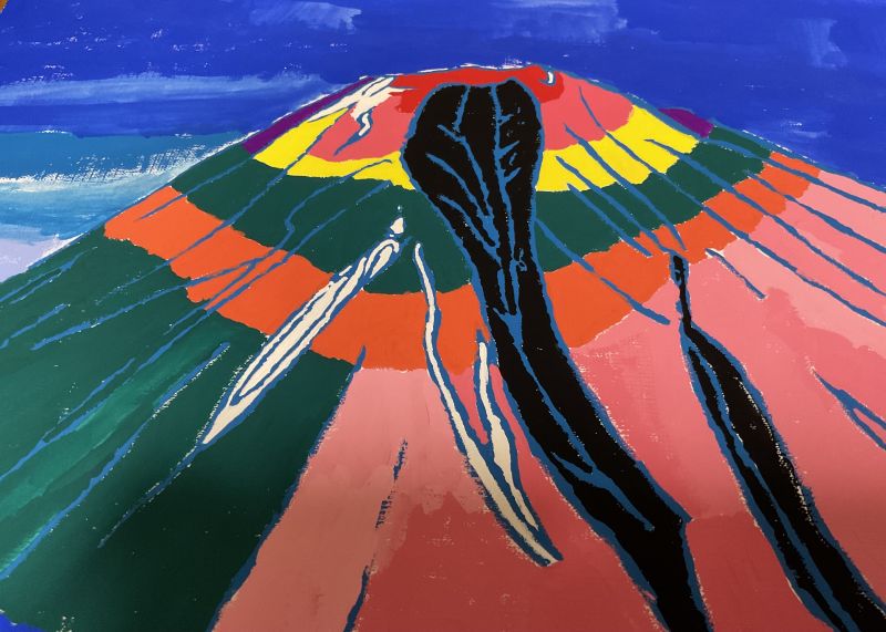 メンバーカラーの富士山02