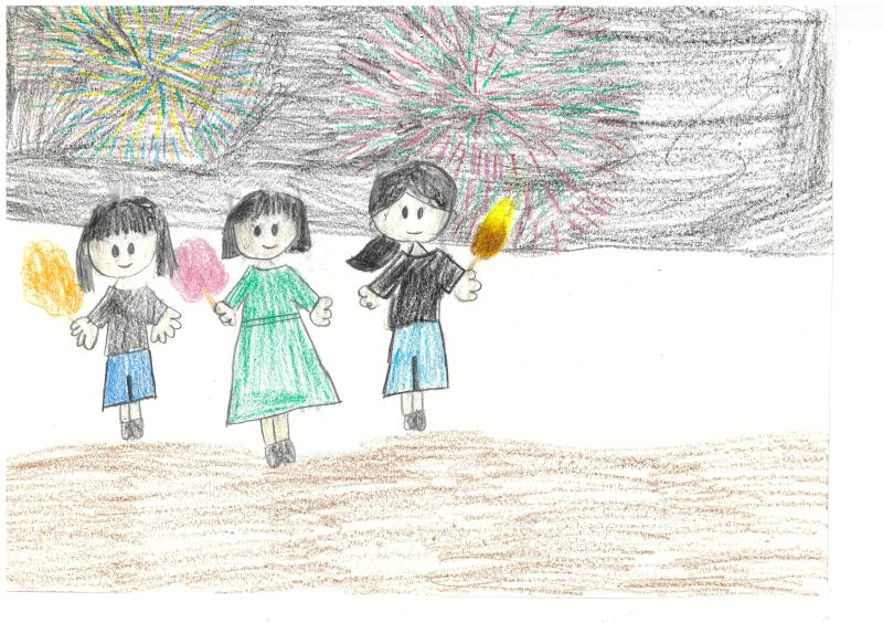 かぞくで花火大会02