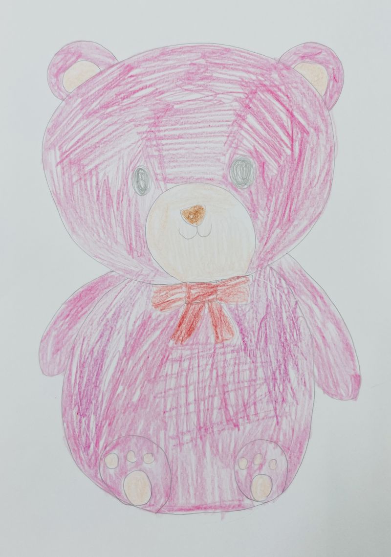 ピンクのくまちゃん02