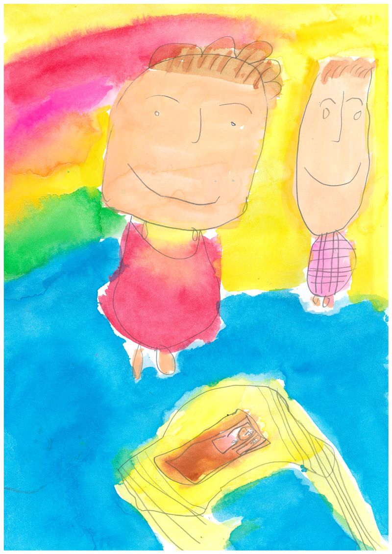 母とジェットコースター02