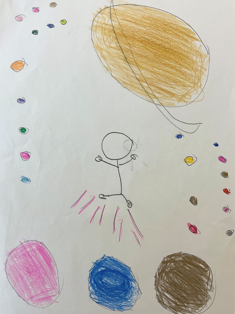 自分が宇宙を飛ぶ夢02