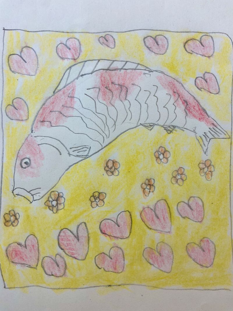 恋を与える鯉02