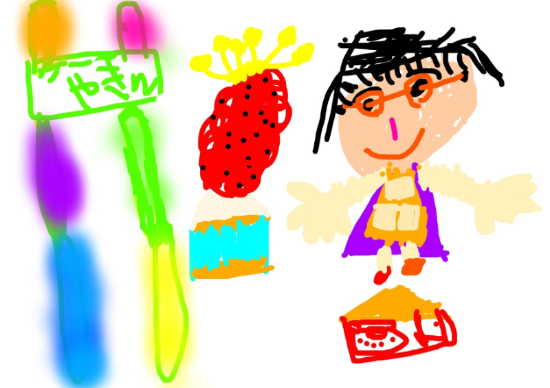 すてきないちごがのったケーキ屋さん02