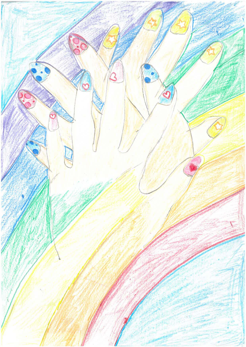 にじのえのネイル02