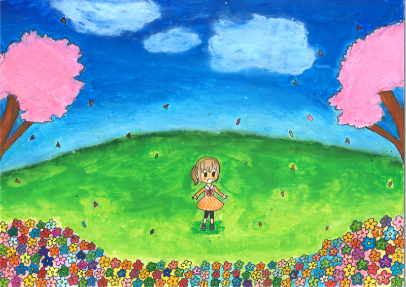 満開花びらの世界02